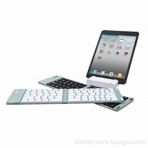 Foldable Bluetooth Keyboard with Universal Stand, Pocket Size